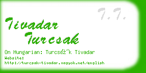 tivadar turcsak business card